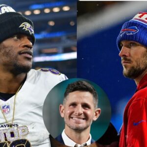 Lamar Jackson, Dan Orlovsky, and Josh Allen