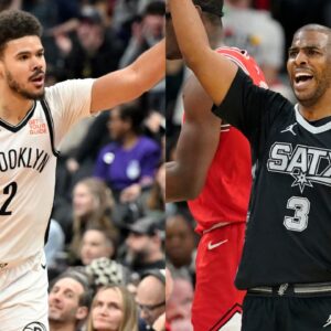 Cam Johnson and Chris Paul