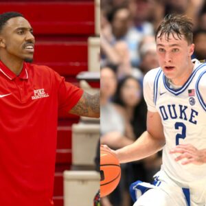 Jeff Teague and Cooper Flagg.