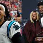 Cam Newton, Felicia Jones, Lamar Jackson