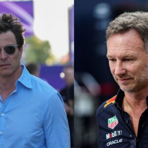 Toto Wolff (L) and Christian Horner (R)
