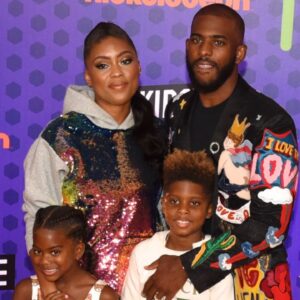 Jada Crawley (Top Left), Chris Paul (Top Right), Camryn Alexis Paul (Bottom Left) and Christopher Emmanuel Paul II (Bottom Right).