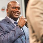 Shaquille O'Neal speaks during The wearable & beyond with big Shaq. Shaquille O'Neal, Rick Valentin on Sunday, March, 9, 2014.