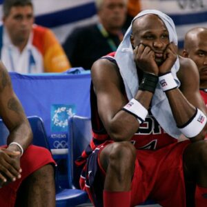 LeBron James, Lamar Odom and Stephon Marbury