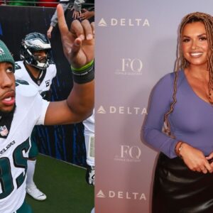 Saquon Barkley [Left]; Joy Taylor [Right]