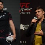 Nick Diaz (L), Vicente Luque (R)