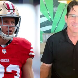 Christian McCaffrey and his father, Ed