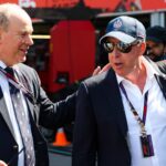 HSH Prince Albert II of Monaco, with SUTTON Keith, in the pitlane, during the Formula 1 Grand Prix de Monaco 2024