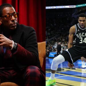 Orlando Jones (L) and Giannis Antetokounmpo (R)