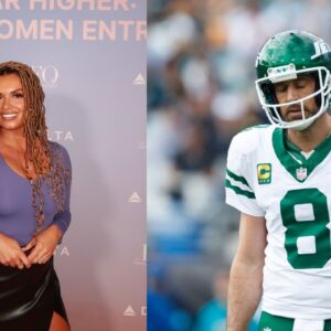 Joy Taylor [Left]; Aaron Rodgers [Right]