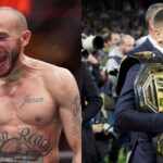 Sean Woodson (L), Ilia Topuria (R)