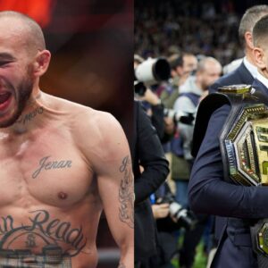 Sean Woodson (L), Ilia Topuria (R)