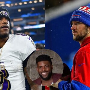 Lamar Jackson, Emmenuel Acho, Josh Allen