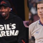 Gilbert Arenas (L) and Tim Donaghy (R)