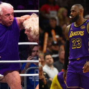Ric Flair (L) and LeBron James (R)
