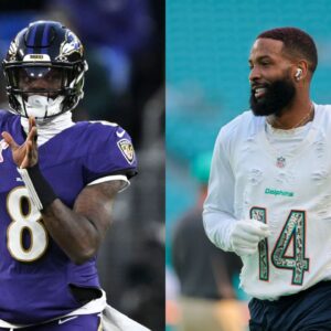 Lamar Jackson and Odell Beckham Jr.