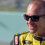 NASCAR Sprint Cup Series driver Marcos Ambrose prior to the Ford EcoBoost 400 at Homestead-Miami Speedway.