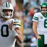 Jordan love and Aaron Rodgers