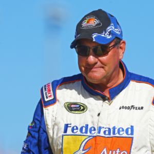 Nov 17, 2013; Homestead, FL, USA; NASCAR Sprint Cup Series driver Ken Schrader during the Ford EcoBoost 400 at Homestead-Miami Speedway. Mandatory Credit: Mark J. Rebilas-Imagn Images