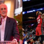 Pat Riley (L), Jimmy Butler (R)