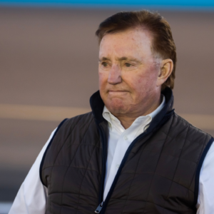 Nov 9, 2024; Avondale, Arizona, USA; NASCAR Xfinity Series team owner Richard Childress during the Championship race at Phoenix Raceway. Mandatory Credit: Mark J. Rebilas-Imagn Images