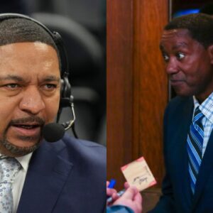 Mark Jackson(L) and Isiah Thomas(R)