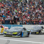 Racers make their way around the track during the 57th SnowBall Derby Sunday, Dec. 8, 2024 at Five Flags Speedway.