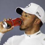 HAMILTON Lewis (gbr), Mercedes AMG F1 Petronas GP W09 Hybrid EQ Power+, portrait Monster Energy during 2018 Formula 1 championship at Melbourne, Australian Grand Prix