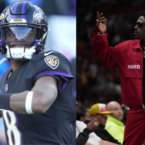 Lamar Jackson and Antonio Brown