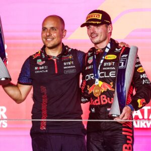 Gianpiero Lambiase Oracle Red Bull Racing , 1 Max Verstappen NLD, Oracle Red Bull Racing , F1 Grand Prix of Qatar at Lusail International Circuit on October 8, 2023