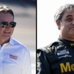 Jeff Gordon (L) and Juan Pablo Montoya (R). Credits: Imagn.