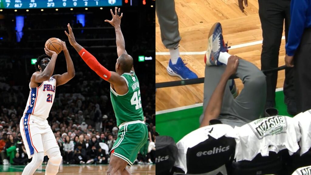 “Flops in Warm Ups Too!”: Joel Embiid Roasted by Fans Over Injury Scare Ahead of Christmas Clash vs Celtics