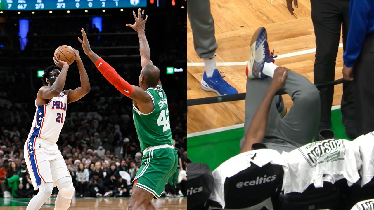 “Flops in Warm Ups Too!”: Joel Embiid Roasted by Fans Over Injury Scare Ahead of Christmas Clash vs Celtics