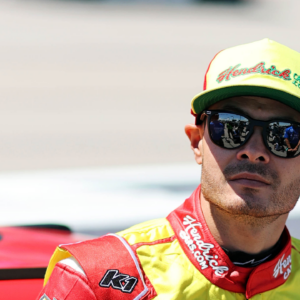 NASCAR Cup Series driver Kyle Larson (5) during qualifying for the Goodyear 400 at Darlington Raceway.