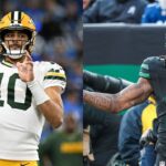 Jordan Love and Davante Adams