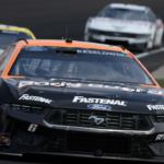 NASCAR Cup Series driver Brad Keselowski (6) during the Brickyard 400 at Indianapolis Motor Speedway.