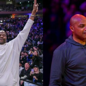 Patrick Ewing (L), Charles Barkley (R)