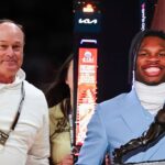 Rick George [Left]; Travis Hunter [Right]