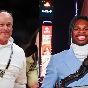 Rick George [Left]; Travis Hunter [Right]