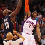 Shaquille O'Neal and Amar'e Stoudemire