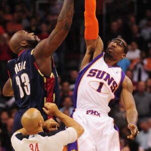 Shaquille O'Neal and Amar'e Stoudemire