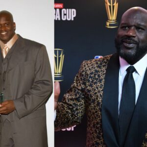 Shaquille O'Neal and his mother Lucille O'Neal