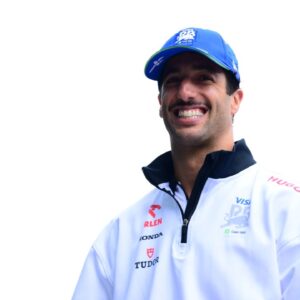 Daniel Ricciardo of Visa Cash-Up Racing Bulls is walking into the paddock during media day of the Gran Premio dell Emilia Romagna e del Made in Italy in Autodromo Enzo