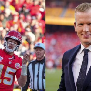 Patrick Mahomes and Chris Simms