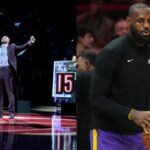 Vince Carter (L), LeBron James (R)