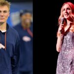 Bo Nix [Left]; Nikki Glaser [Right]