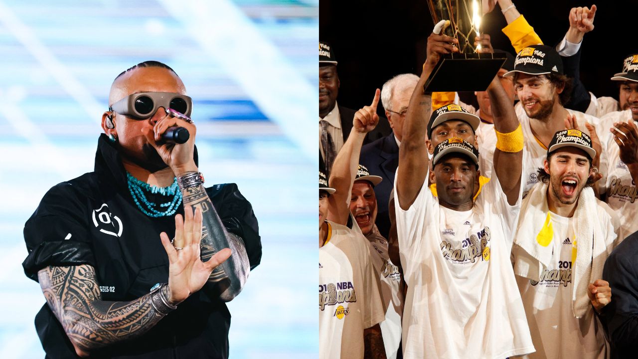 Taboo (L), Kobe Bryant (R)