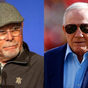 Former NFL coach Bruce Arians, Cowboys owner Jerry Jones