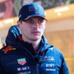 F1 Las Vegas Grand Prix; FP3 and Qualifying Day; Max Verstappen (1) of Netherlands and team Oracle Red Bull Racing walks in the paddock