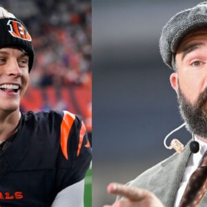 Joe Burrow and Jason Kelce